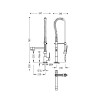 Mitigeurs evier essential mitigeur double a douche amovible pour cuisine industrielle