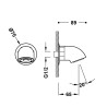 Tempotres pommeau mural pour douche