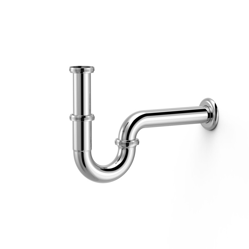 Siphon de lavabo telescopique et rotatif