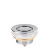 Bonde de vidage clic clac avec bouchon dissimule pour baignoire
