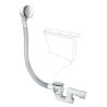 Bonde de vidage clic clac pour baignoire avec trop plein et prise de drainage