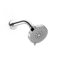 Bras mural avec pommeau de douche orientable