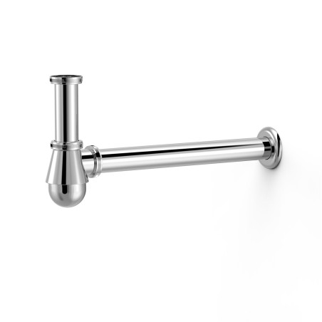 Siphon telescopique type bouteille avec bouchon de visite pour bidet