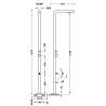 Public spaces douche pour exterieur en acier inoxydable 316