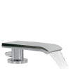 Bec fixe pour rebord de baignoire avec sortie deau en cascade