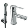 Mitigeur pour lavabo avec douche pour WC Douchette à main anticalcaire