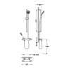 Over wall kit robinet thermostatique mural pour douche