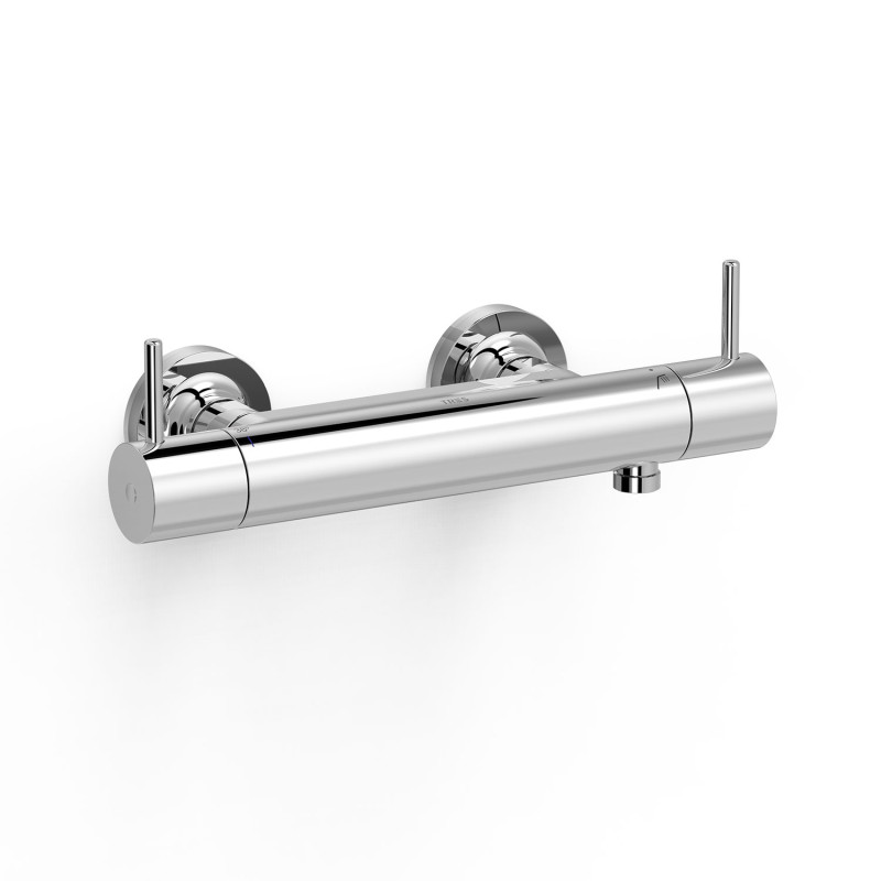 Over wall robinet thermostatique mural pour douche avec leviers ergonomiques