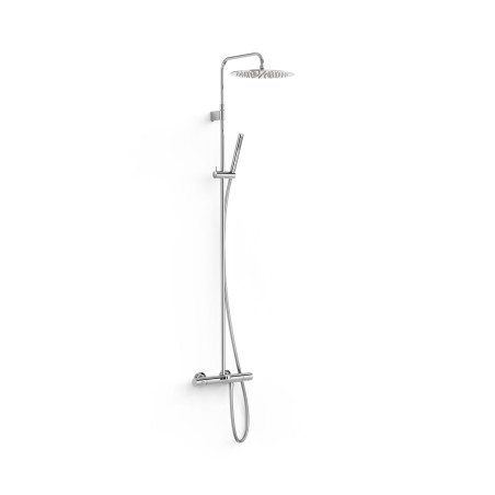 Over wall ensemble de robinet thermostatique mural a 3 voies pour baignoire et douche