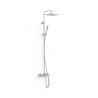Over wall ensemble de robinet thermostatique mural a 3 voies pour baignoire et douche