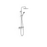 Over wall ensemble de robinet thermostatique mural a 2 voies pour douche