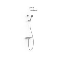 Over wall ensemble de robinet thermostatique mural a 2 voies pour douche