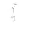 Over wall ensemble de robinet thermostatique mural a 2 voies pour douche
