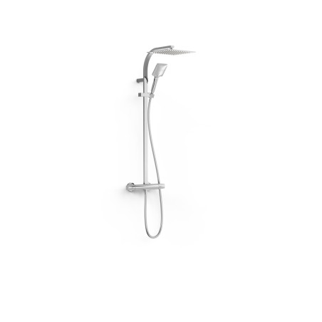 Over wall ensemble de robinet thermostatique mural a 2 voies pour douche