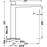 Slim tres mitigeur xxl pour lavabo