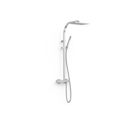 Slim tres ensemble mitigeur mural a 2 voies pour douche