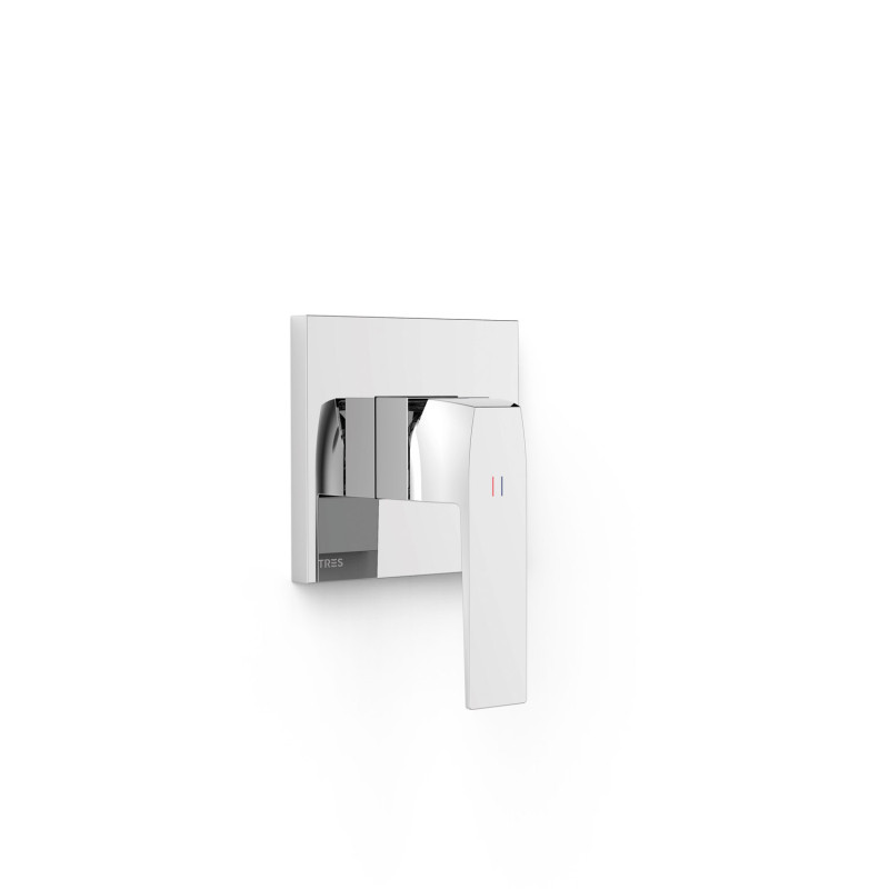 Slim tres piece apparente pour boîtier encastre 1 voie rapid box