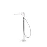 Slim mitigeur sur pied pour baignoire et douche