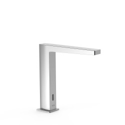 Slim tres robinet electronique avec systeme pre melangeur pour lavabo