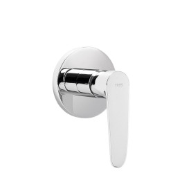 Flat tres mitigeur encastre a 1 voie pour douche