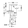 Electronic robinet electronique a 1 eau pour lavabo