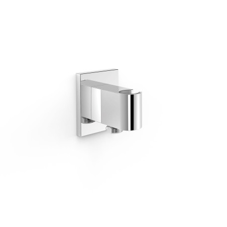 Support fixe avec arrivee deau pour douchette a main et flexible