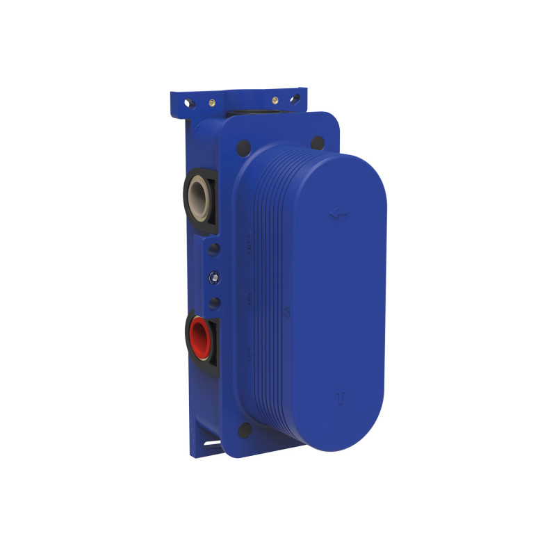 Therm box boîtier encastre therm box a 2 voies avec mitigeur thermostatique pour douche et baignoire