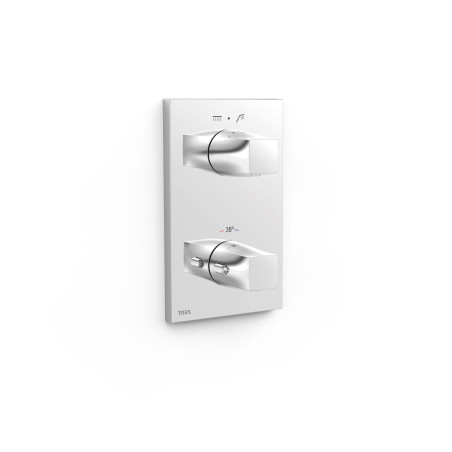 Therm box piece apparente pour boîtier encastre therm box 2 voies