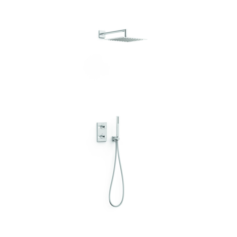 Therm box kit robinet thermostatique encastre therm box a 2 voies pour douche