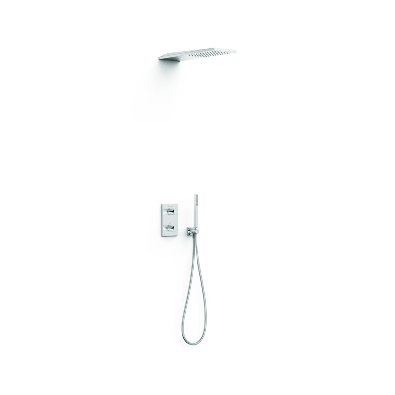 Therm box kit robinet thermostatique encastre therm box a 2 voies pour douche