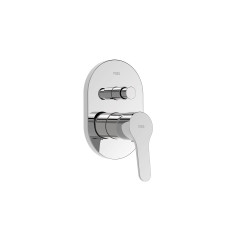 Base tres mitigeur encastre a 2 voies pour douche