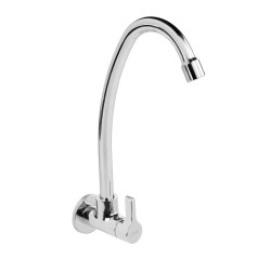 Base tres robinet mural a 1 eau de service ou lave mains