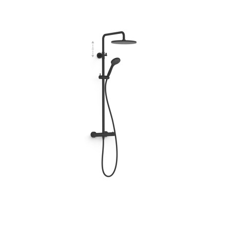 Base tres plus ensemble de robinet thermostatique mural a 2 voies pour douche