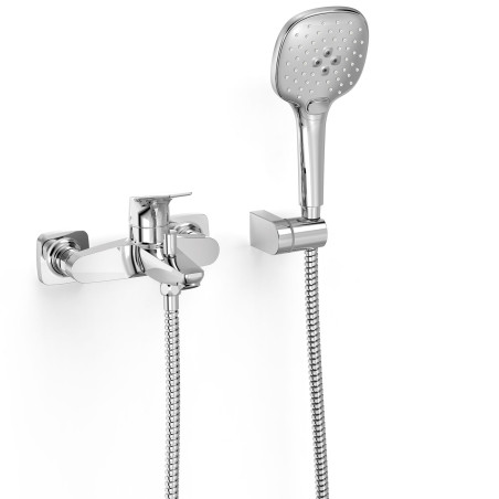 Canigo tres mitigeur mural pour baignoire et douche