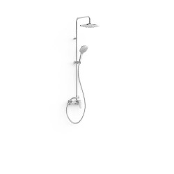 Canigo tres ensemble mitigeur mural a 2 voies pour douche