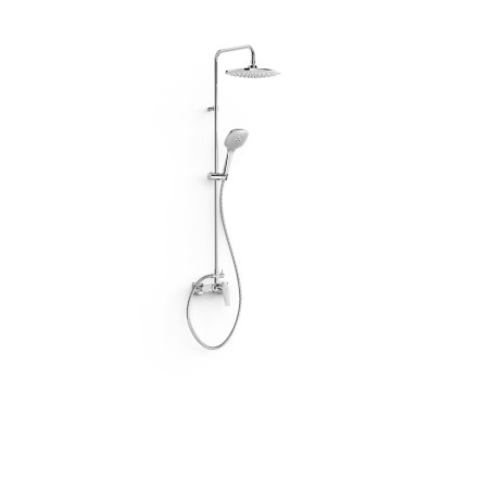 Canigo tres ensemble mitigeur mural a 2 voies pour douche