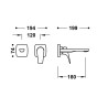 Canigo piece apparente pour element encastre de lavabo