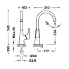 Canigo mitigeur lavabo