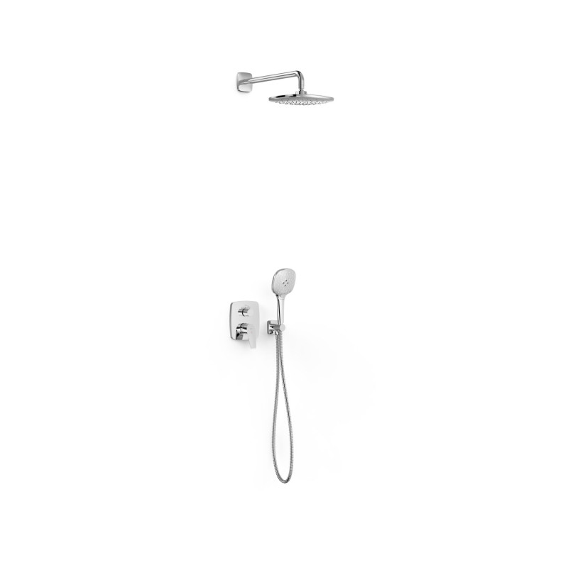 Canigo kit mitigeur encastre a 2 voies rapid box pour douche