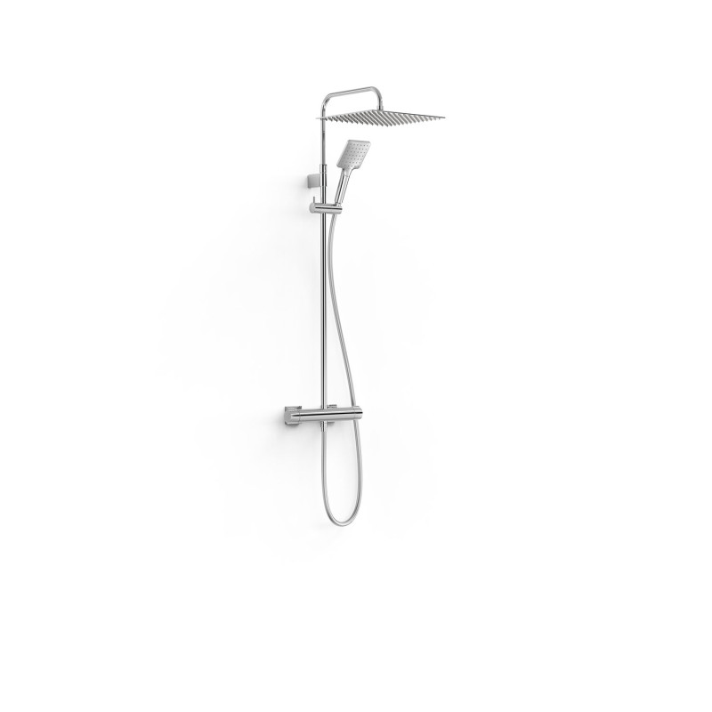 Project tres ensemble de robinet mural duo confort a 2 voies pour douche