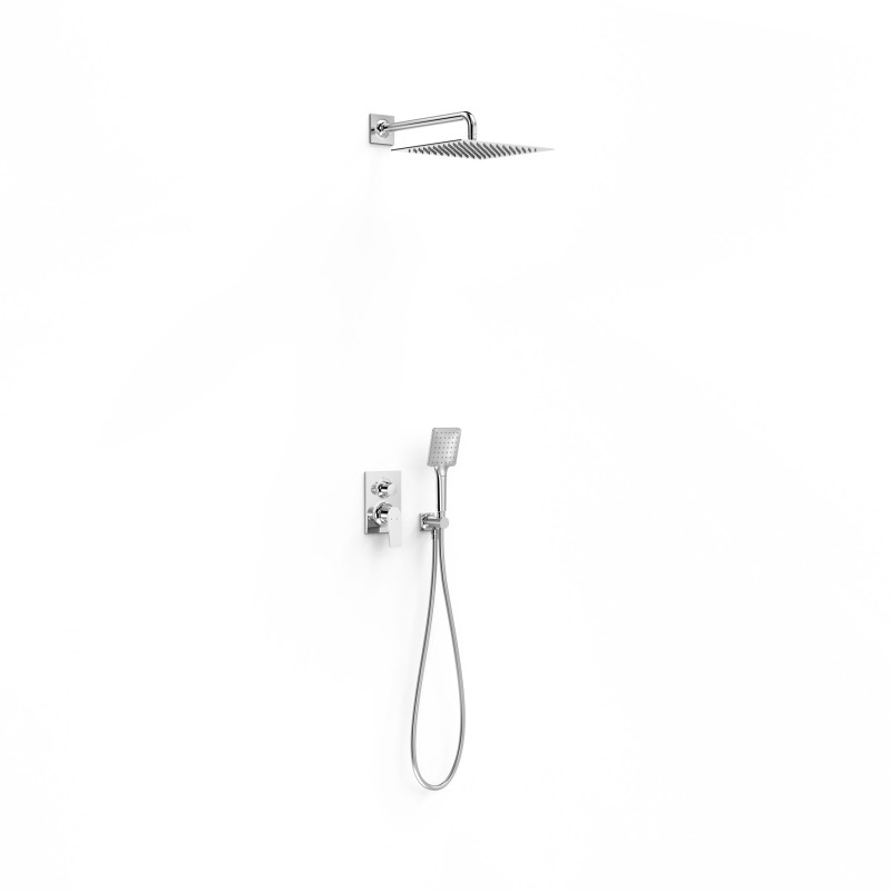 Project tres kit mitigeur encastre a 2 voies rapid box pour douche