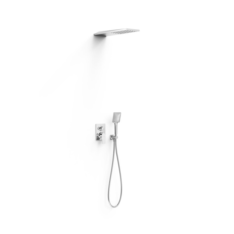 Project tres kit mitigeur encastre a 2 voies rapid box pour douche