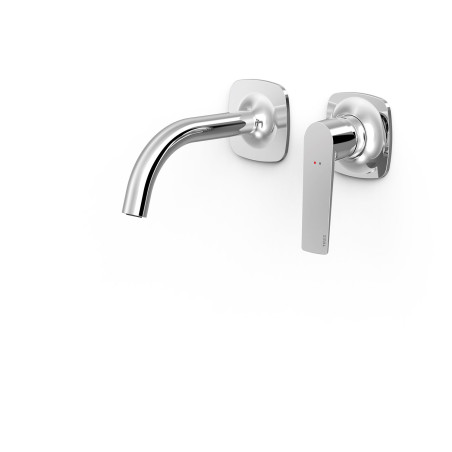 Loft piece apparente pour element encastre de lavabo
