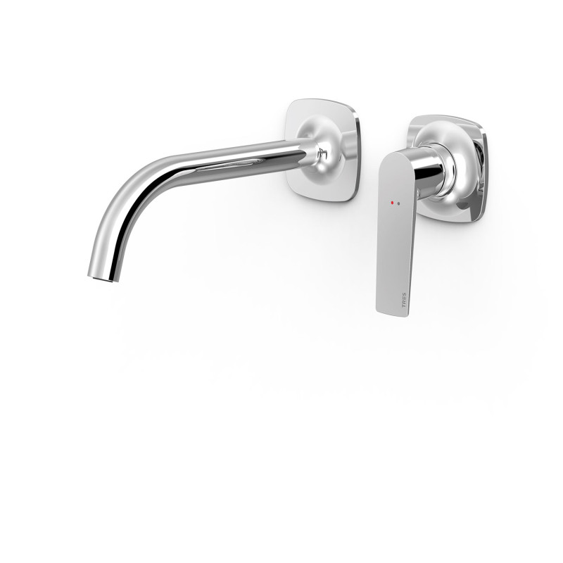 Loft piece apparente pour element encastre de lavabo