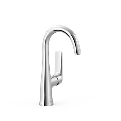 Loft mitigeur avec manette laterale pour lavabo