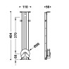 Kitchens kit pour guider le flexible du robinet de cuisine extractible