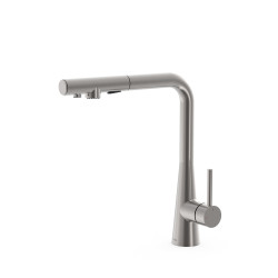 Kitchens mitigeur de cuisine a 2 voies avec bec extractible pour eau du reseau et eau filtree