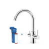 Kitchens mitigeur de cuisine a 2 voies pour eau du reseau et eau filtree