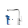 Kitchens mitigeur de cuisine a 2 voies pour eau du reseau et eau filtree