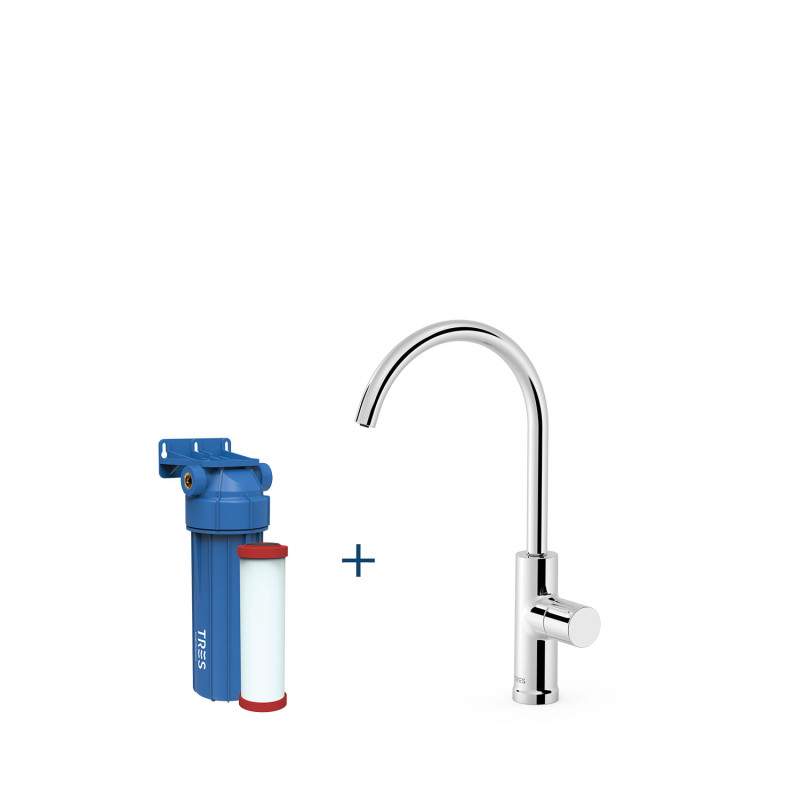 Kitchens robinet de cuisine a une voie pour eau filtree